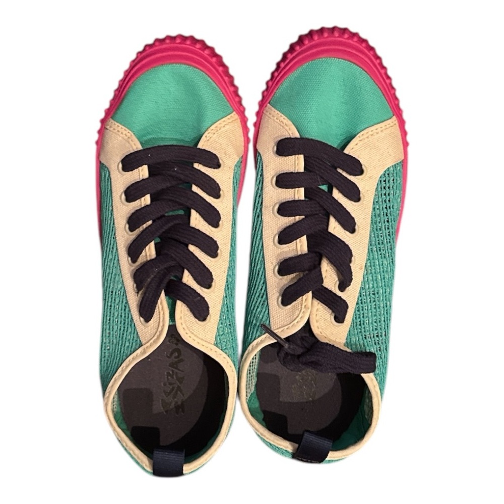 Havaianas Pink and Green Sneakers Origens Unique Design